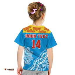 custom text and number suns t shirt go sunnies aboriginal simple style