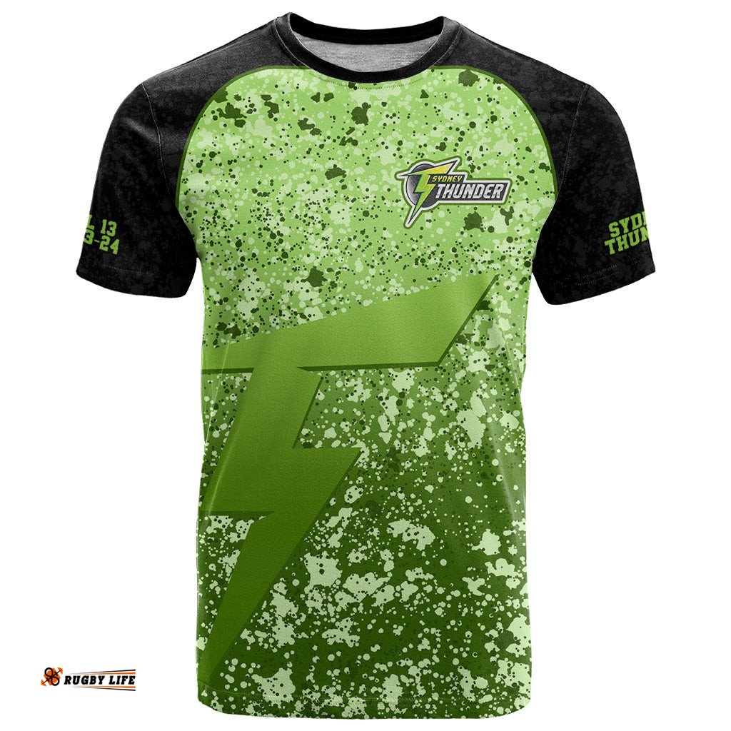 sydney thunder custom t shirt bbl cricket team 2024