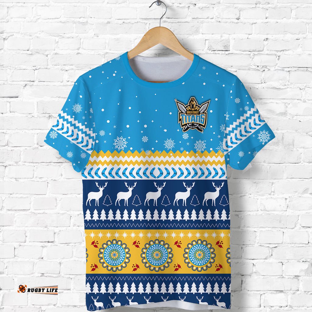 titans t shirt christmas gold coast