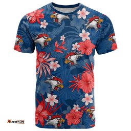 custom roosters rugby t shirt beautiful floral pattern spring summer vibe