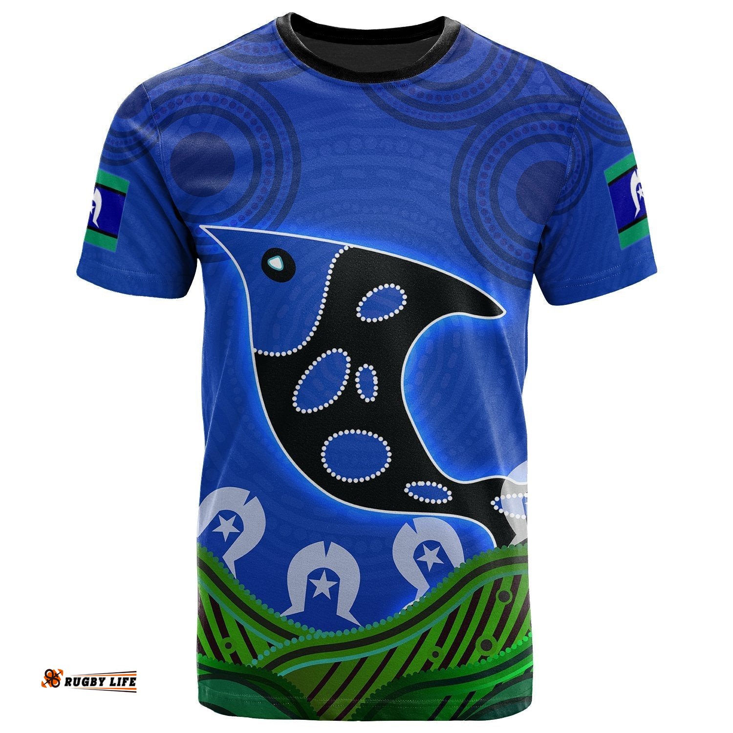 t shirt torres strait dot patterns