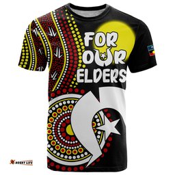 2023 naidoc week t shirt for our elders artsy style