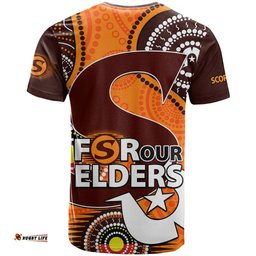 2023 scorchers bbl t shirt aboriginal naidoc for our elders