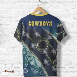 cowboys aboriginal t shirt nrl