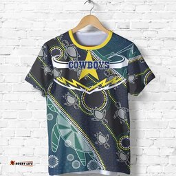 cowboys aboriginal t shirt nrl
