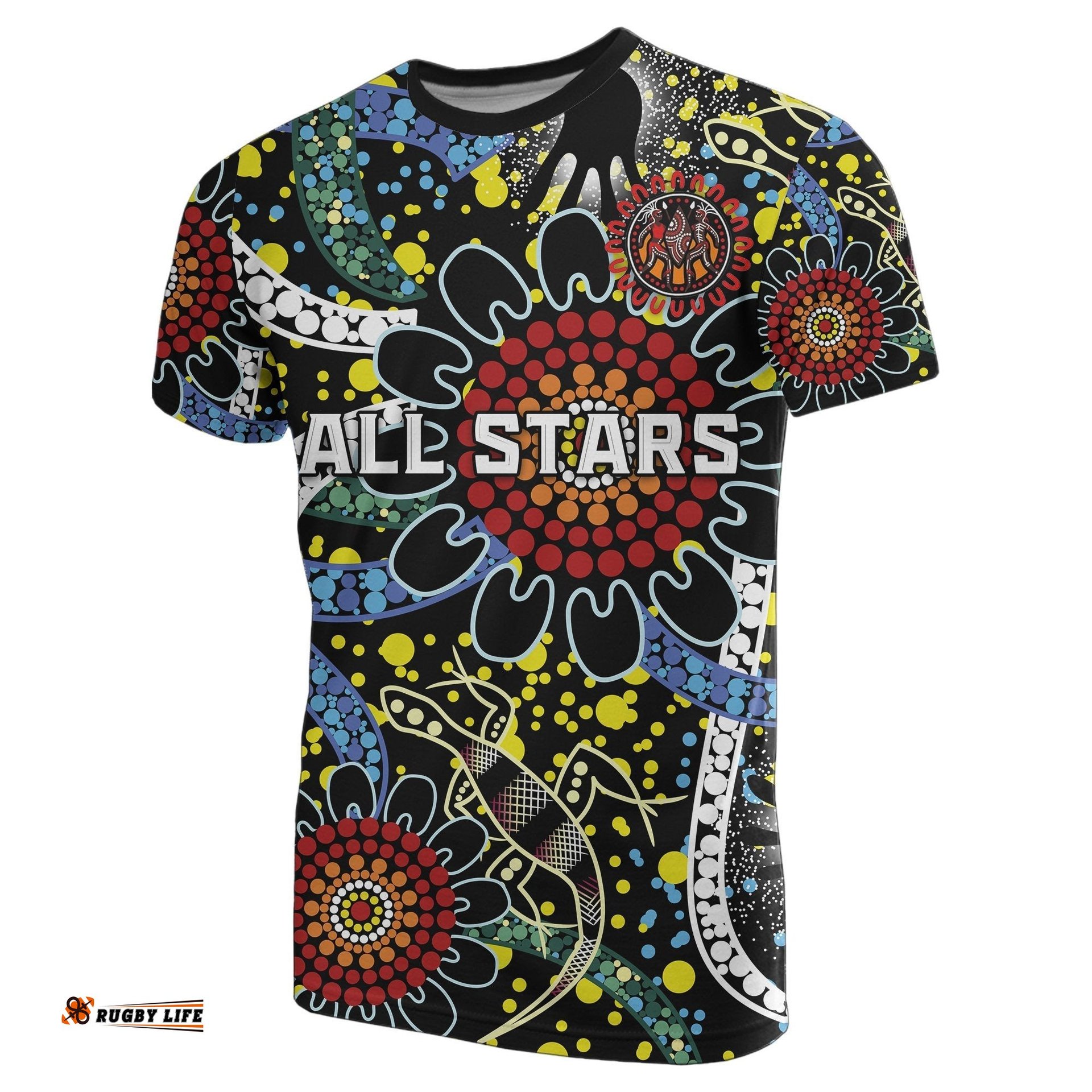 australia indigenous rugby t shirt all stars sporty style