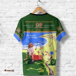 t shirt queensland t shirt vintage poster unisex