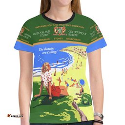 t shirt queensland t shirt vintage poster unisex
