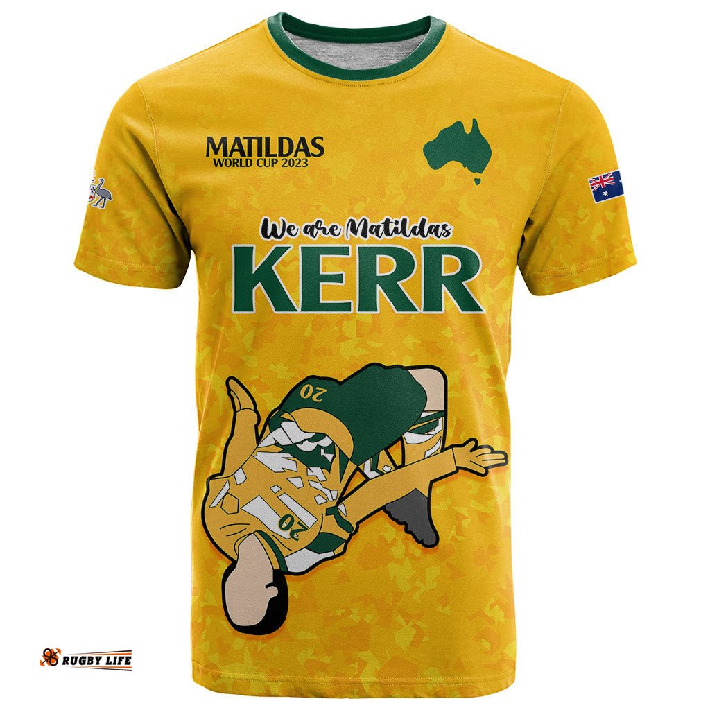 sam kerr matildas t shirt australia soccer go world cup 2023
