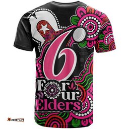 sydney sixers cricket t shirt naidoc torres strait for our elders