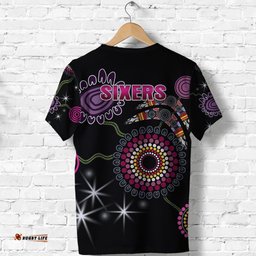 sydney t shirt sixers indigenous black