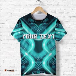custom personalised new zealand warriors rugby t shirt original style turquoise