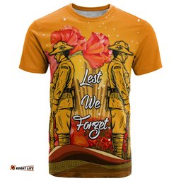 aboriginal anzac day t shirt soldier poppy vibe