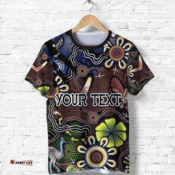 custom personalised indigenous t shirt all stars ethnic style