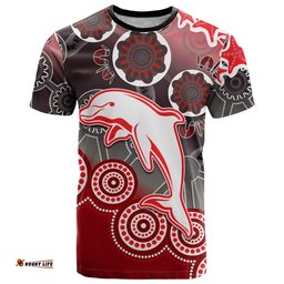 2023 redcliffe dolphins rugby t shirt