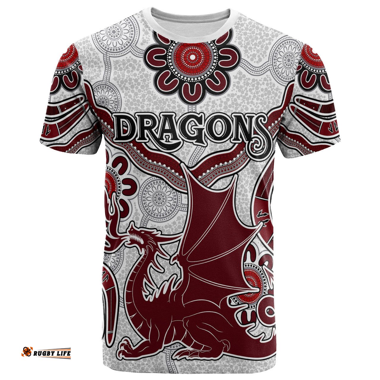 stgeorge rugby t shirt custom aboriginal st george t shirt