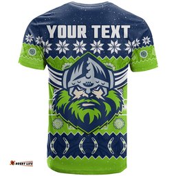 custom personalised raiders christmas t shirt the green machine aboriginal art merry xmas