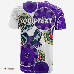 custom personalised storm rugby aboriginal vibe t shirt white