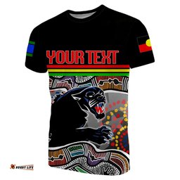 custom personalisednaidoc panthers t shirt torres strait islander