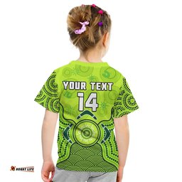 custom text and number thunder cricket t shirt sydney indigenous artsy