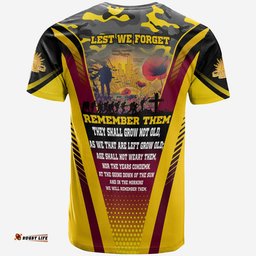 australia anzac camo t shirt custom anzac poem lest we forget t shirt