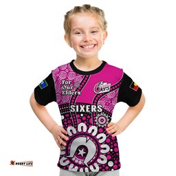custom text and number sydney sixers naidoc 2023 t shirt indigenous for our elders