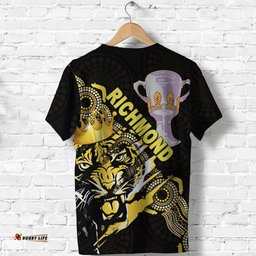 custom personalised richmond premier t shirt power tigers indigenous