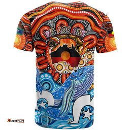 aboriginal and torres strait islands t shirt we are one dt02