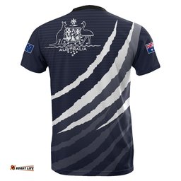 t shirt kangaroo t shirt australian coat of arms scratch claws unisex
