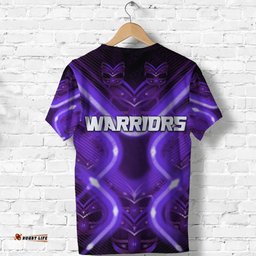 custom personalised new zealand warriors rugby t shirt original style purple