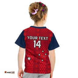 custom text and number adelaide united football t shirt sporty style
