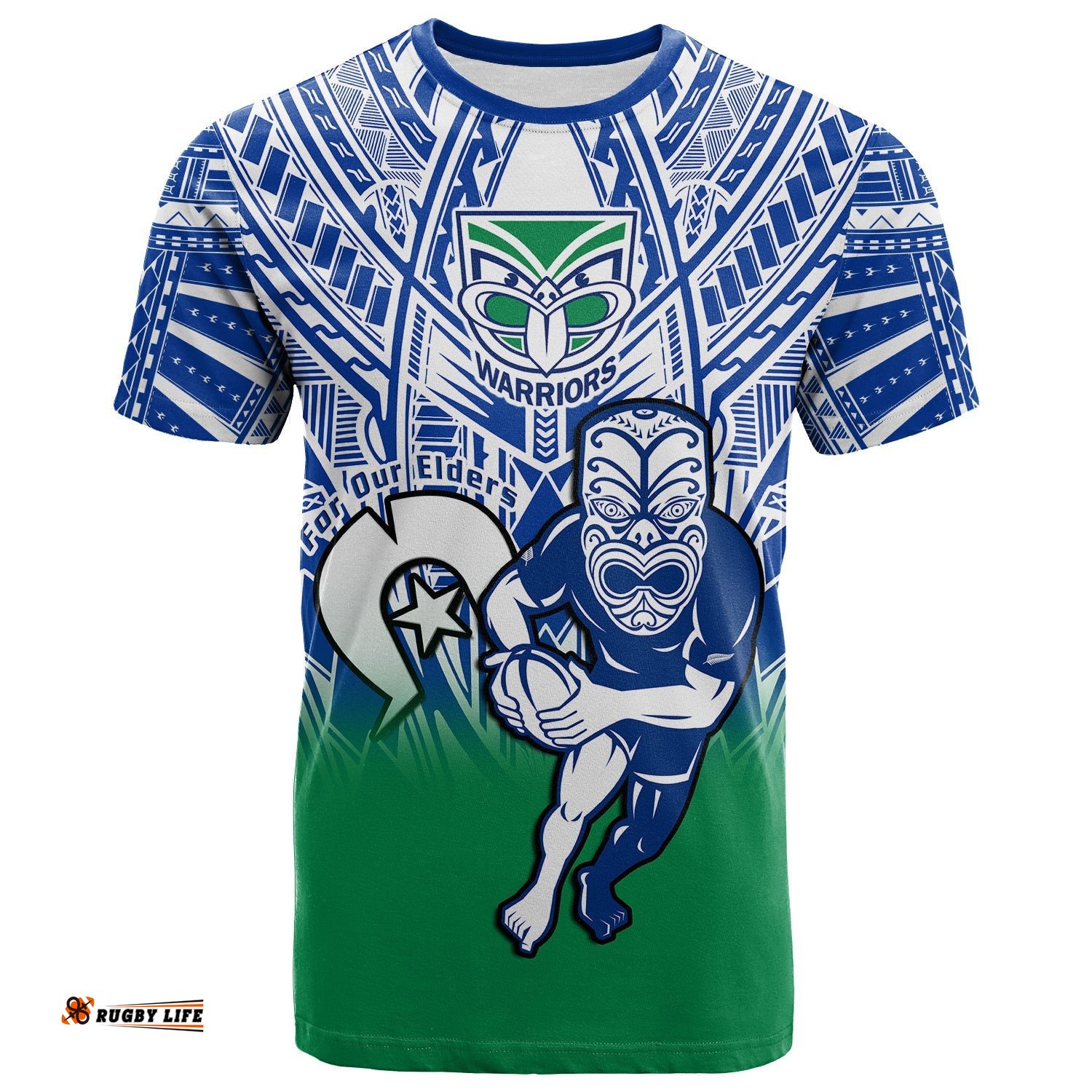 custom text and number warriors rugby naidoc 2023 t shirt new zealand tiki for our elders