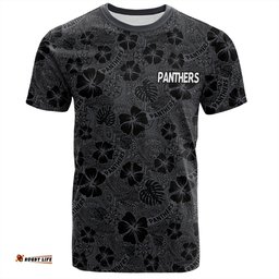 Amazing Aussie Penrith Panthers T-Shirt - Scream With Tropical Patterns