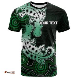 custom personalisedaboriginal platypus t shirt dot patterns style no.3