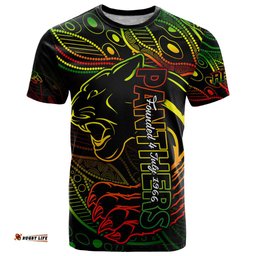 2023 panthers nrl t shirt aboriginal founded 1966