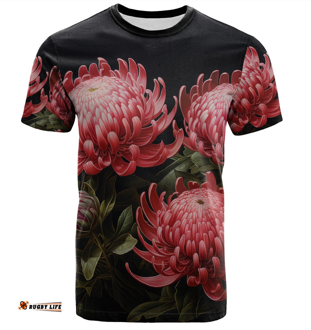Amazing Aussie Australia Waratah T-shirt - Red Waratah Flowers Fine Art Ver1 T-shirt