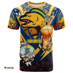 Amazing Aussie Parramatta Eels Premierships T-shirt - Custom "Go Para Army Parramatta Eels" Champion Claw Scratch Culture T-shirt