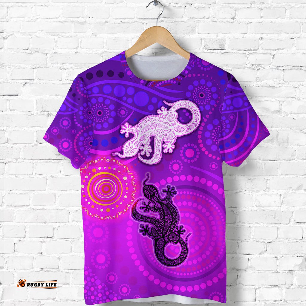 aboriginal art lizards t shirt indigenous unique vibes
