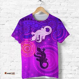 aboriginal art lizards t shirt indigenous unique vibes