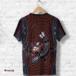 aboriginal dot t shirt platypus victory