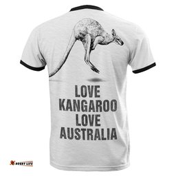 t shirt kangaroo t shirt drawing style unisex