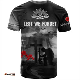 Amazing Aussie Australia T-Shirt Lest We Forget Remember Soldiers