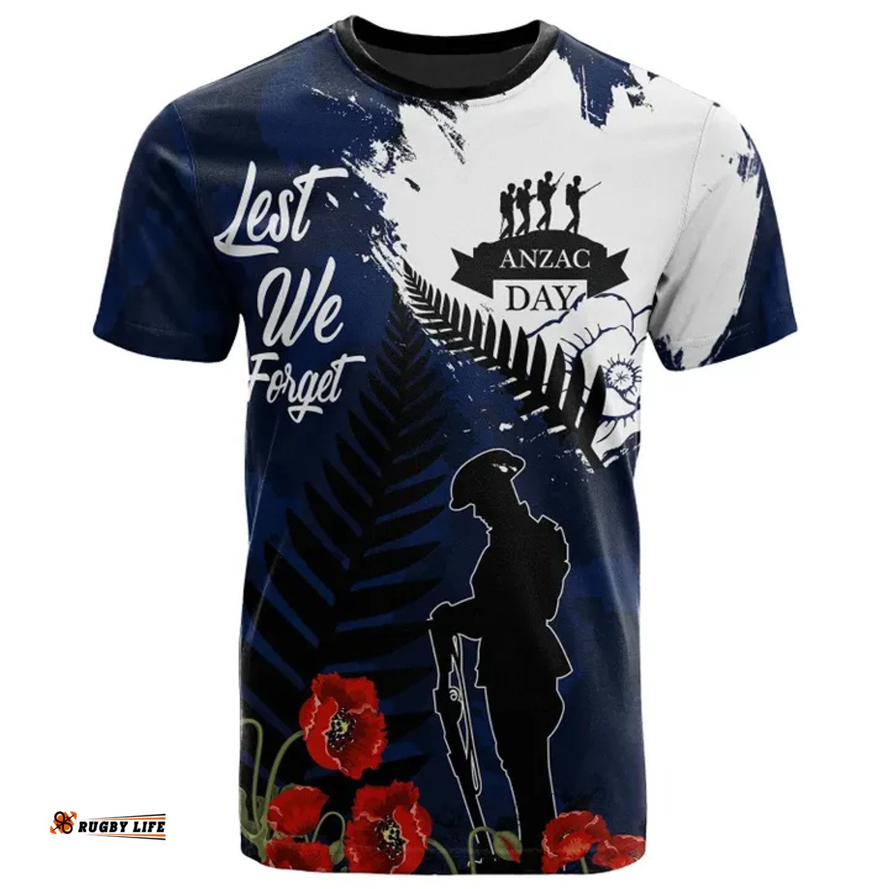 Amazing Aussie New Zealand Warriors Anzac T-Shirt - Anzac Day