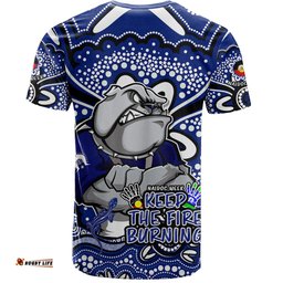 Amazing Aussie Canterbury-Bankstown Bulldogs T-Shirt Aboriginal Inspired Naidoc Week Custom For Die Hard Fan Supporters