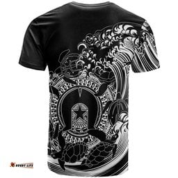 Amazing Aussie Australia Torres Strait Islands Inspired T-Shirt - Torres Strait Islands in Wave (Black)