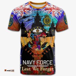 Amazing Aussie Australia Anzac Day T-shirt Royal Australian Navy Memorial