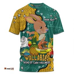 Amazing Aussie Australia Wallabies Custom T-shirt - Australian Big Things T-shirt
