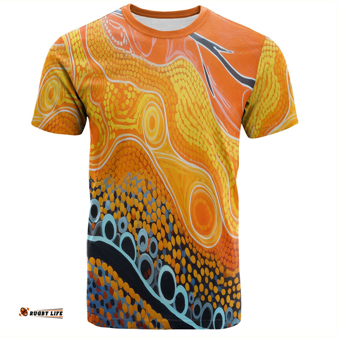 Amazing Aussie Australia Aboriginal T-shirt - Indigenous Aboriginal Art Dot T-shirt