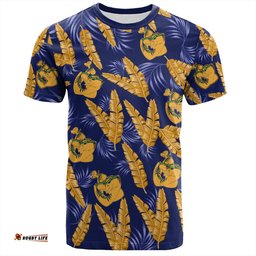 Amazing Aussie Parramatta Eels Custom T-Shirt - Tropical Patterns Parramatta Eels T-Shirt