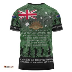 Amazing Aussie Australia Anzac Day T-shirt - Australia and New Zealand Warriors All gave some Some Gave All Green T-shirt